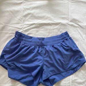 Lululemon Hotty Hot Shorts 2.5 Inch, Size 10: Wild Indigo